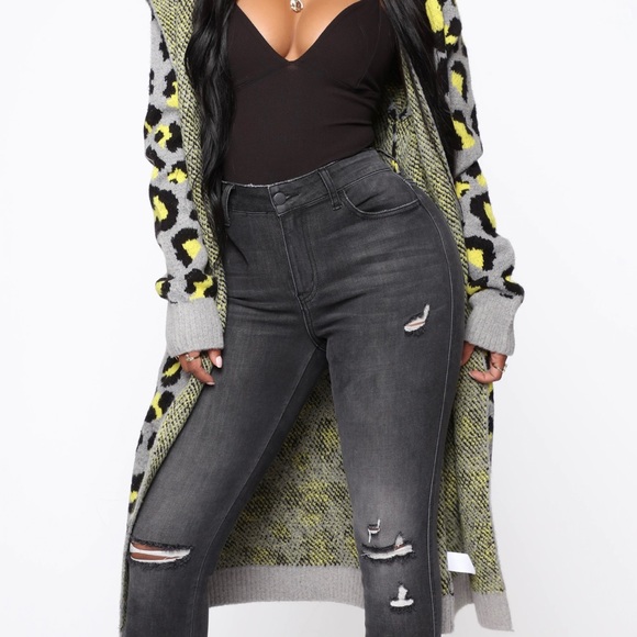 Fashion Nova Sweaters - Fashion Nova Leopard Cardigan